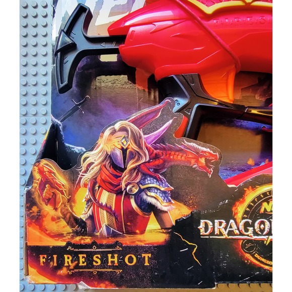 Nerf DragonPower Fireshot‎ Dart Blaster Dungeons and Dragons 5 Nerf Darts NEW - Picture 2 of 8